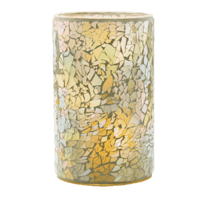 Mosaik-Windlicht-Teelichthalter Schillerndes-Pastell von PartyLite