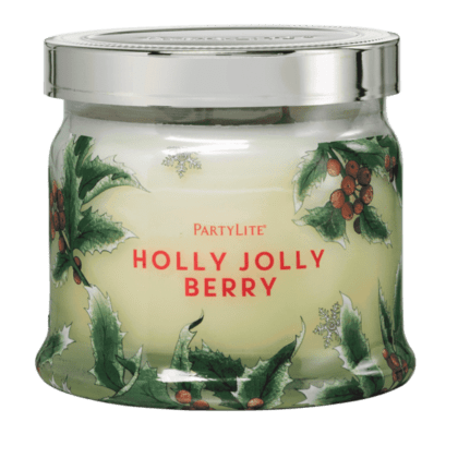 Holly-Jolly-Berry 3-Docht-Duftkerze PartyLite
