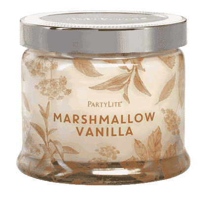 Marshmallow-Vanille 3-Docht-Duftkerze PartyLite