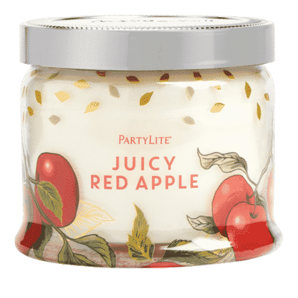 Juicy-Red-Apple 3-Docht-Duftkerze PartyLite
