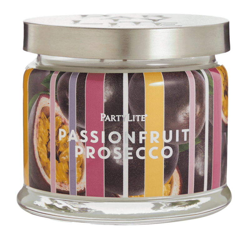 Passionfruit-Prosecco 3-Docht-Duftkerze PartyLite
