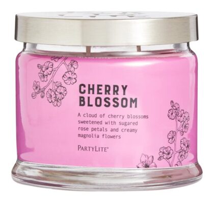 Cherry-Blossom 3-Docht-Duftkerze PartyLite