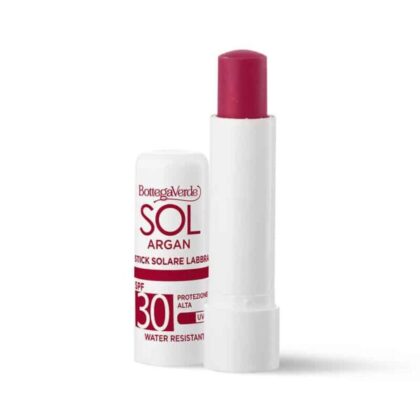 SOL Argan Lippenstift Rot LSF30 mit Arganöl von Bottega Verde