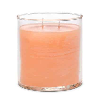 Peach-Honey-Citronella GloLite Duftkerze-im-Glas