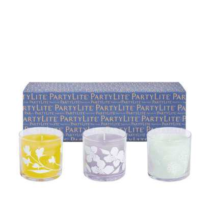 3-Mini-Duftkerzen-Set Citronella-GloLite von PartyLite