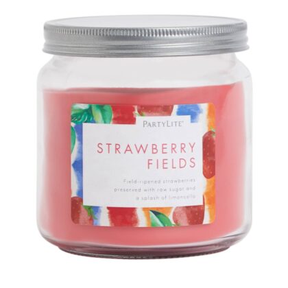 Strawberry-Fields Duftkerze-mit-Deckel von PartyLite Freshly Picked Favorites