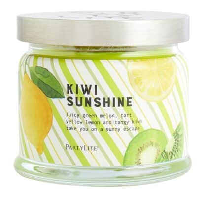 Kiwi-Sunshine 3-Docht-Duftkerze PartyLite