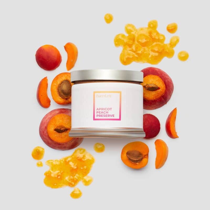 Apricot-Peach 3-Docht-Duftkerze PartyLite
