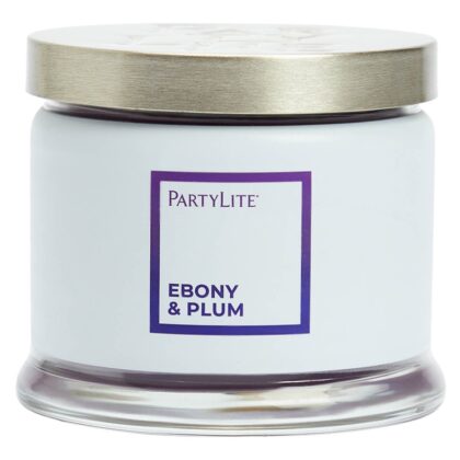 Ebony-Plum 3-Docht-Duftkerze PartyLite