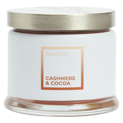 Cashmere-Cocoa 3-Docht-Duftkerze PartyLite