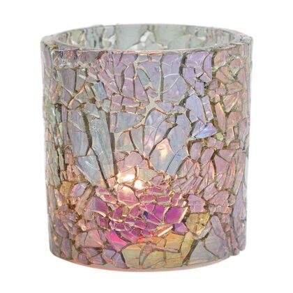 Mosaik-Opaline Teelichthalter PartyLite